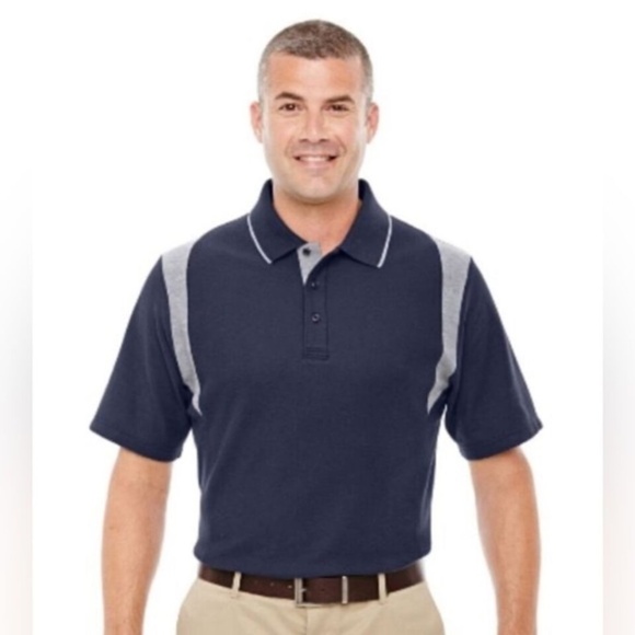 Devon & Jones Other - Devon & Jones Mens Sporty Navy Active Golf Polo Shirt Small (NWT)